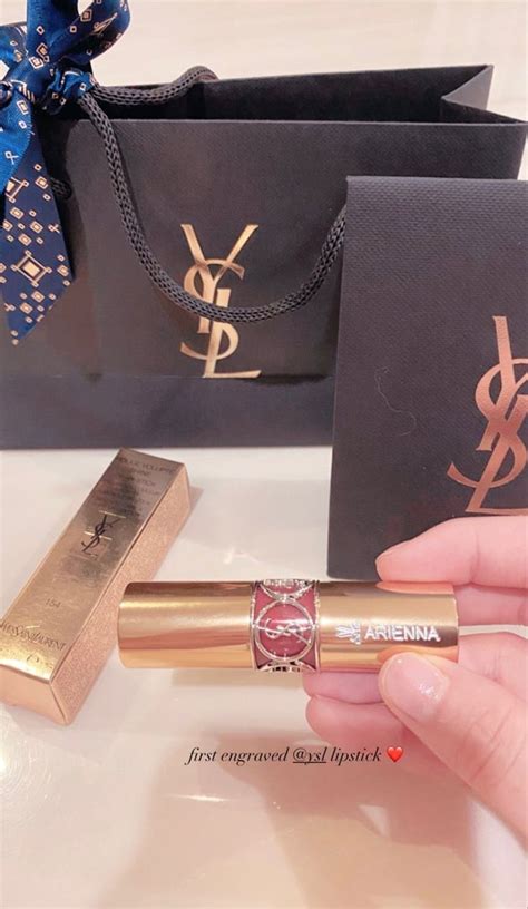 ysl makeup name engraved|YSL icon engraver.